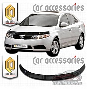 Дефлектор капота (серый) KIA CERATO