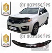 Дефлектор капота (черный) KIA SORENTO (2009-)