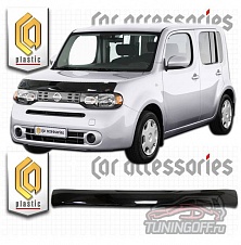Дефлектор капота (серый) NISSAN CUBE (2009-2012)