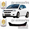 Дефлектор капота (прозрачный) FIAT PUNTO (2005-)