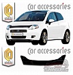 Дефлектор капота (прозрачный) FIAT PUNTO (2005-)