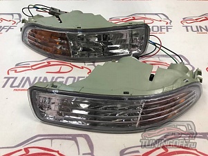 Поворотники в бампер (Хрустальные хром) TOYOTA CORONA (1994-1995)