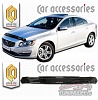Дефлектор капота (серый) VOLVO S60 (2013-)