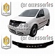 Дефлектор капота (серый) VOLKSWAGEN CADDY (2004-)