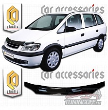 Дефлектор капота (прозрачный) OPEL ZAFIRA (2001-2004)