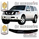 Дефлектор капота (черный) NISSAN PATHFINDER (2011-2014)