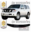 Дефлектор капота (черный) NISSAN PATHFINDER (2011-2014)