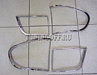 Хромированные накладки на стоп-сигналы BMW X5 (2007-)