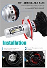 Светодиодные лампы H11 6000LM 50W