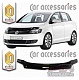 Дефлектор капота (серый) VOLKSWAGEN GOLF PLUS (2008-2014)