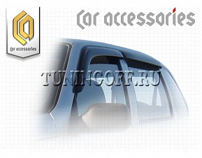 Ветровики дверные (серые) CHEVROLET NIVA (2001-2009)