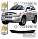 Дефлектор капота (серый) SSANG YONG KYRON (07-)
