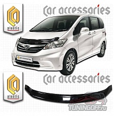 Дефлектор капота (прозрачный) HONDA FREED (2008-2011)