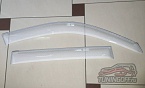 Ветровики дверные (шелкография белая) LEXUS GX470