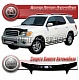 Дефлектор на капот (прозрачный) TOYOTA SEQUOIA (2000-2003)