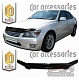 Дефлектор капота (черный) LEXUS IS200 (01-05)