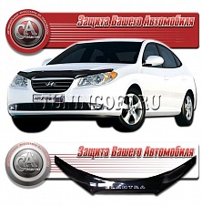 Очки на фары (прозрачные) HYUNDAI ELANTRA (2006–2010)