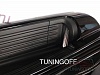 Подножки боковые с подсветкой (Чёрный) TOYOTA LAND CRUISER 200