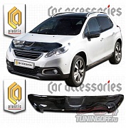 Дефлектор капота (прозрачный) PEUGEOT 2008 (2013-)