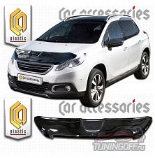 Дефлектор капота (прозрачный) PEUGEOT 2008 (2013-)
