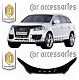 Дефлектор капота (Чёрный) AUDI Q7 (06-)