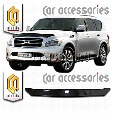 Дефлектор капота (прозрачный) INFINITI QX56 (2010-)