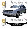 Дефлектор капота (прозрачный) VOLKSWAGEN BORA (02-)