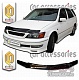 Дефлектор капота (прозрачный) TOYOTA VISTA ARDEO V50G (98-02)