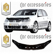Дефлектор капота (серый) VOLKSWAGEN GOLF V