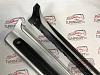 Подножки боковые с подсветкой (Серебро) TOYOTA LAND CRUISER 200