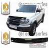 Дефлектор капота (серый) UAZ (УАЗ) PICKUP (2009-2014)