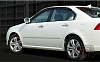 Ветровики дверные (дымчатые) KIA MAGNETIS / OPTIMA (2005-2010)