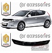 Дефлектор капота (черный) HYUNDAI I30