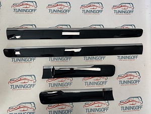 Молдинги дверные черные TOYOYA LAND CRUISER PRADO 150