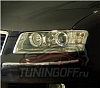 Хромированные накладки на фары AUDI A8 (2004-2008)