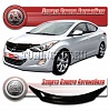 Дефлектор капота (прозрачный) HYUNDAI AVANTE HYBRID (2011-UP).