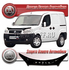 Дефлектор капота (прозрачный) FIAT DOBLO