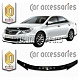 Дефлектор капота (прозрачный) TOYOTA CAMRY (2011-)