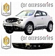 Дефлектор капота (прозрачный) NISSAN JUKE (2010-)