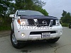 Дефлектор капота (Чёрный) NISSAN PATHFINDER (2005-2010)