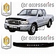 Дефлектор капота (прозрачный) FORD RANGER (2005-)