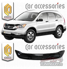 Дефлектор капота (прозрачный) HONDA CR-V (2008-2012)
