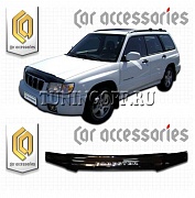 Дефлектор капота (серый) SUBARU FORESTER (00-02)