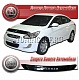 Дефлектор капота (прозрачный) HYUNDAI SOLARIS SEDAN