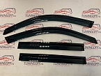 Ветровики дверные (чёрные) LEXUS GX470