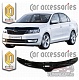 Дефлектор капота (черный) SKODA RAPID (2013-)