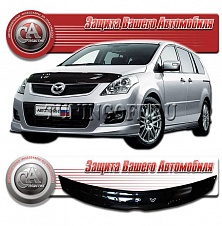 Дефлектор капота (черный) MAZDA MPV (2006-)