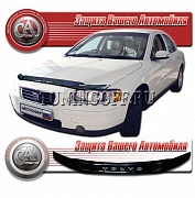 Дефлектор капота (черный) VOLVO S60 (2001-2009)
