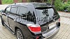 Хромированная накладка на задний бампер TOYOTA HIGHLANDER (2011-)