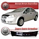 Очки на фары (черные) FIAT LINEA (2007-)
